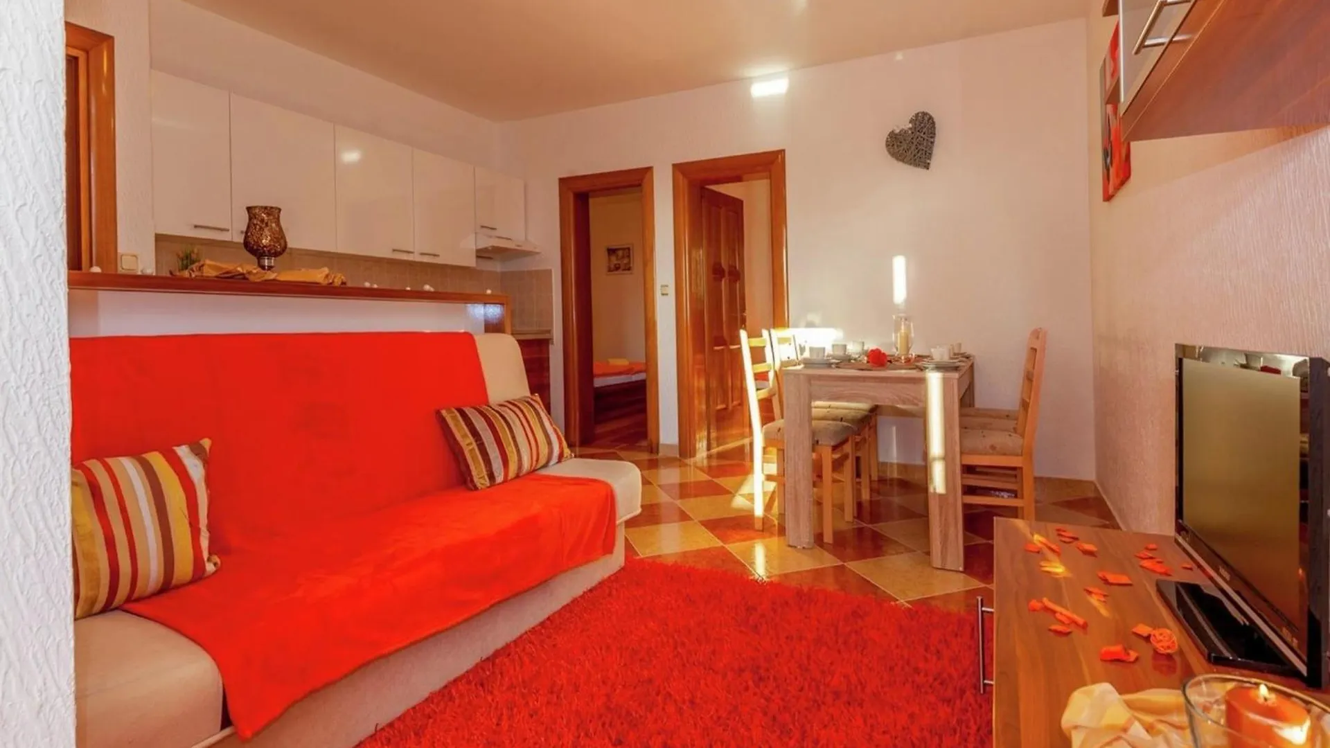 Spacious Apartment In Dramalj With Swimming Pool